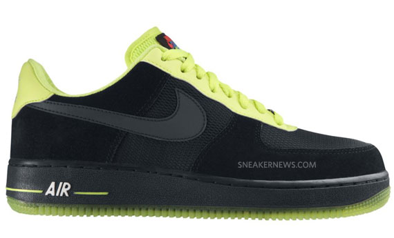 Nike Air Force 1 Low Black Neon 3m Neon Pack 02