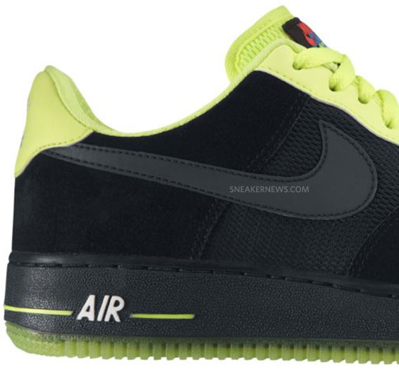 Nike Air Force 1 Low Black Neon 3m Neon Pack 04