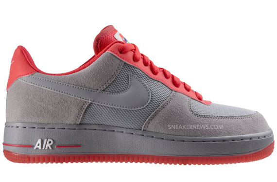 Nike Air Force 1 Low Grey Red 3m Neon Pack 02