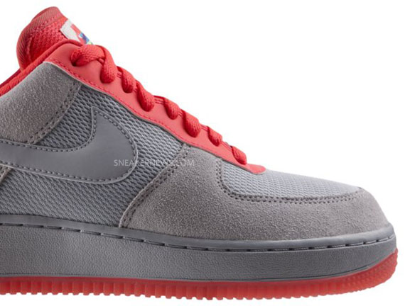Nike Air Force 1 Low Grey Red 3m Neon Pack 03
