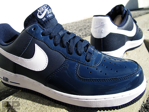 Nike Air Force 1 Low Obsidian Patent Toe Available 02