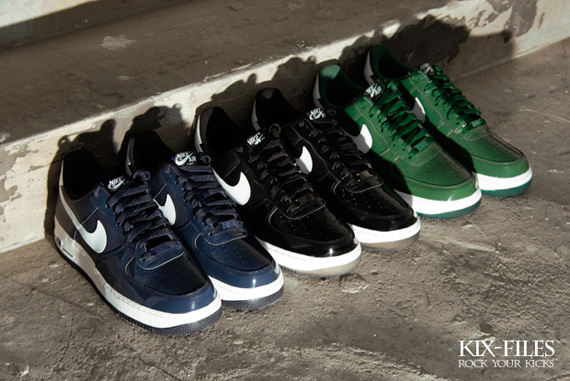 Nike Air Force 1 Low Patent Perf Pack August 2011 01