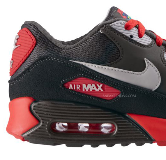 Nike Air Max 90 Euro Black Red 3d 03