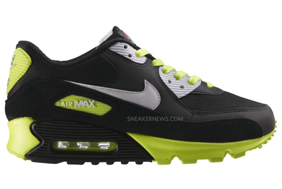 Nike Air Max 90 Euro Black Volt 3d 02