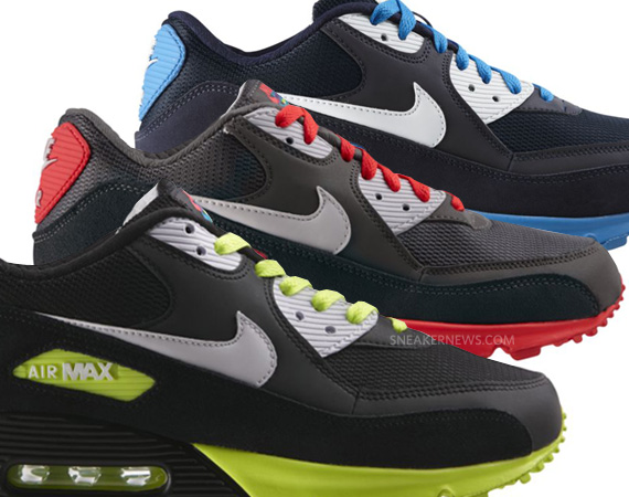 Nike Air Max 90 Tricolor Pack Summary