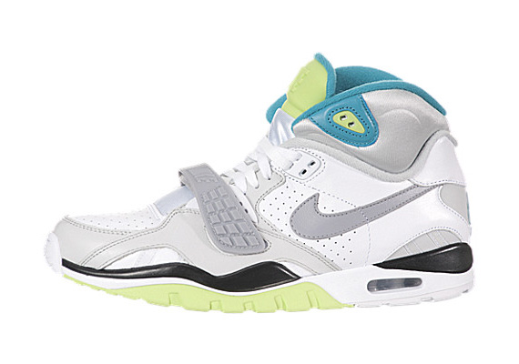 Nike Air Trainer Sc Ii High White Grey Citron Sneakerhead 01