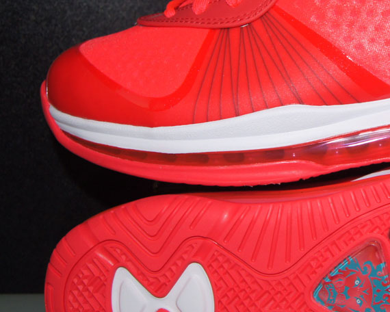 Nike LeBron 8 V/2 Low 'Solar Red' - Sample