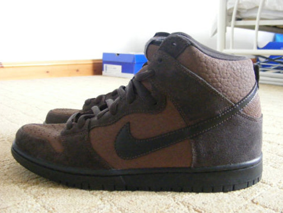 Nike Sb Dunk High Pebbled Leather Sample Ebay 03