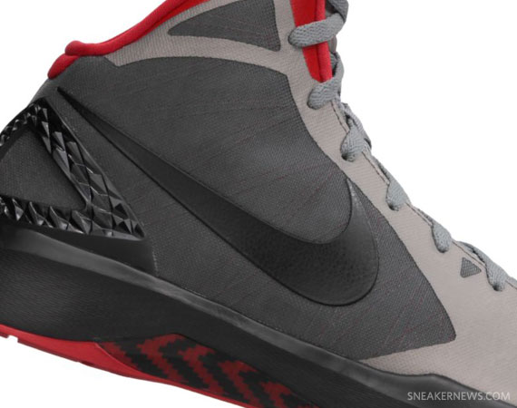 Nike Zoom Hyperdunk 2011 – Cool Grey – Black – Sport Red
