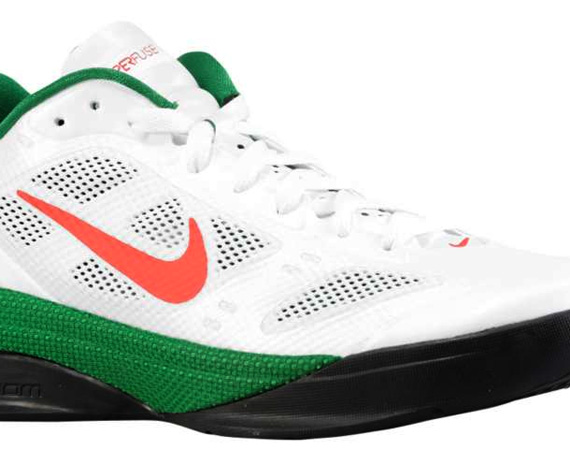 Nike Zoom Hyperfuse 2011 Low - White - Green - Red