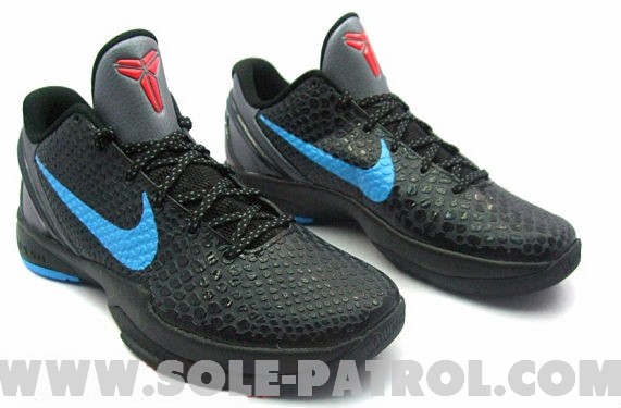 Nike Zoom Kobe Vi Dark Grey Blue Chilling Red 2