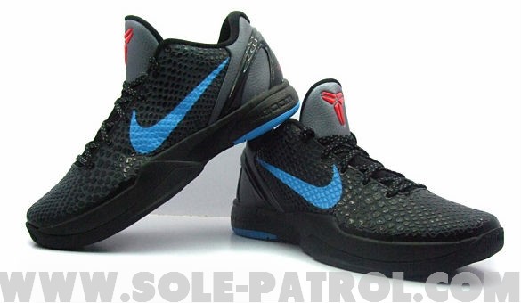 Nike Zoom Kobe Vi Dark Grey Blue Chilling Red 3