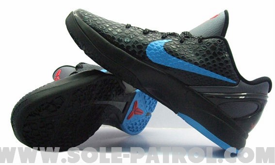 Nike Zoom Kobe Vi Dark Grey Blue Chilling Red 6