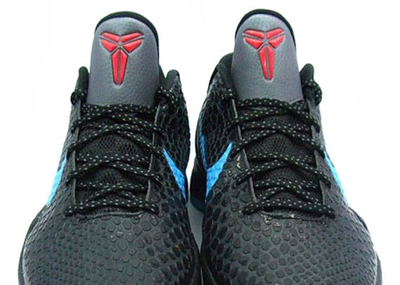 nike zoom kobe vi dark grey blue chilling red