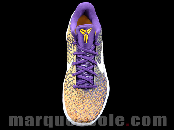 Nike Kobe 6 Lakers 3d Orange Purple Sneakers Shoes - Praise To Heaven