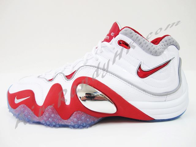 Nike Zoom Uptempo V White Varsity Red 2