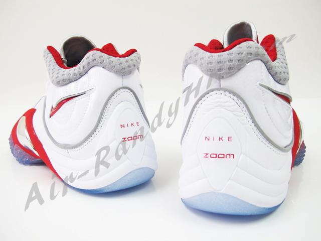 Nike Zoom Uptempo V White Varsity Red 4