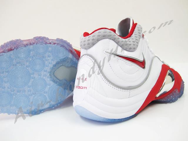 Nike Zoom Uptempo V White Varsity Red 6