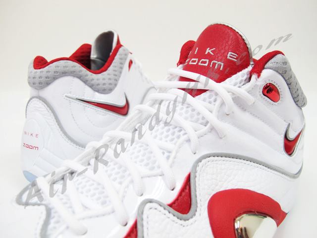 Nike Zoom Uptempo V White Varsity Red 8