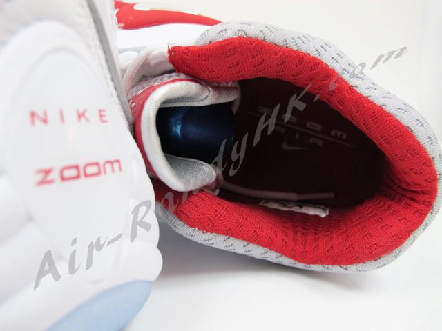 Nike Zoom Uptempo V White Varsity Red 9