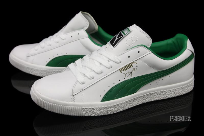 puma-clyde-leather-white-green-2 Puma Clyde Leather White Green 2