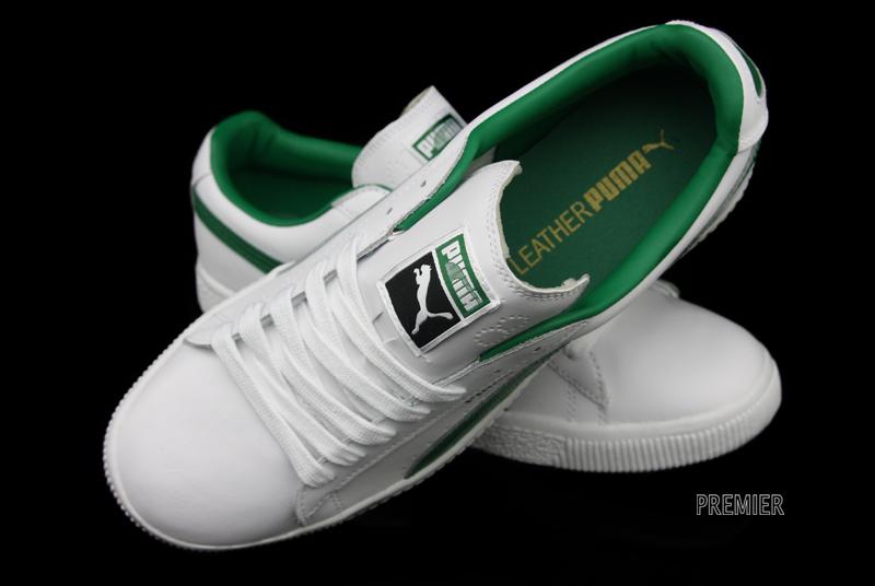 puma-clyde-leather-white-green-6 Puma Clyde Leather White Green 6