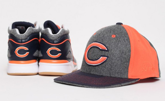 Женские кожаные кроссовки Reebok Classic Harman Chicago Bears 01