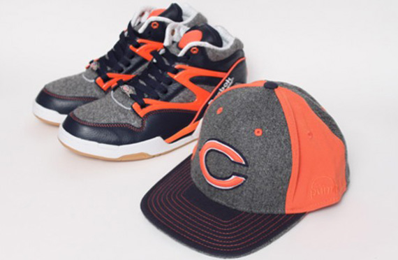 Женские кожаные кроссовки Reebok Classic Harman Chicago Bears 04