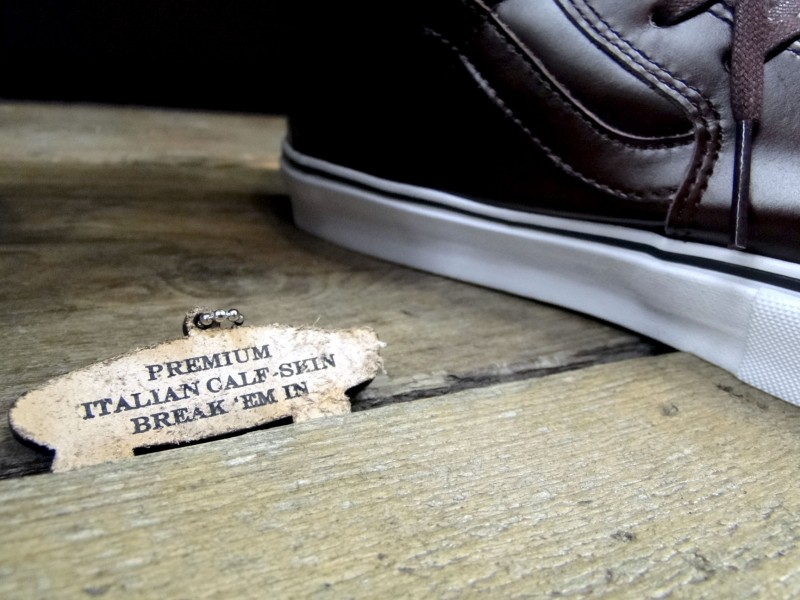 Vans Sk8 Hi Premio Leather Burgundy 8