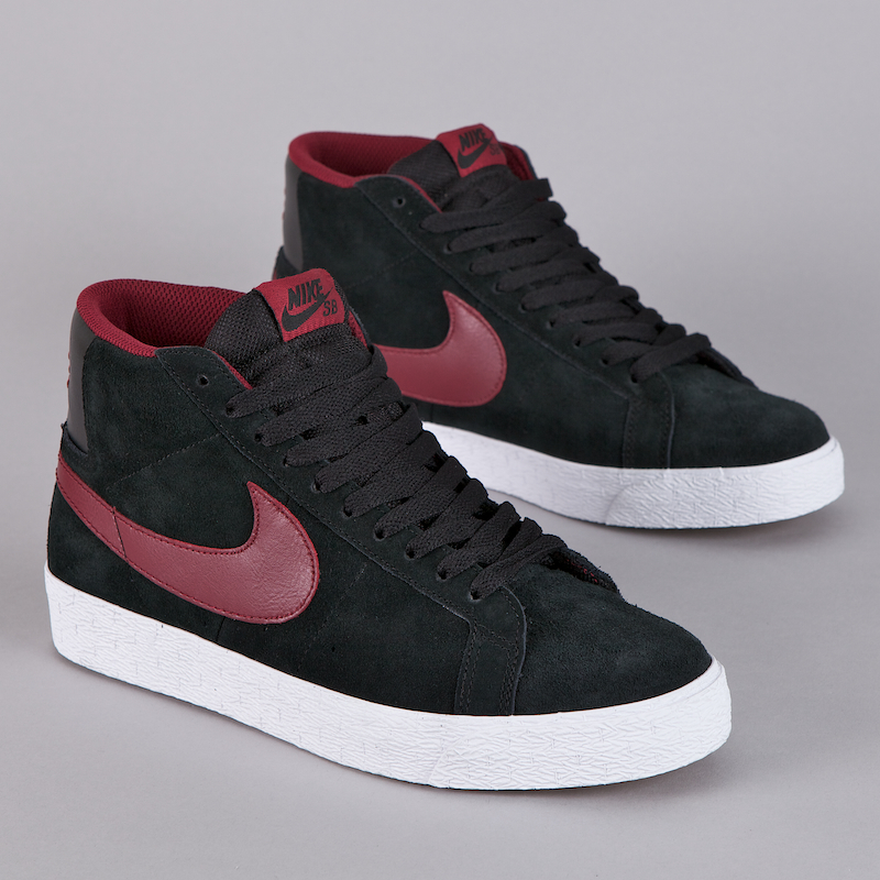 Nike Sb Blazer Black Team Red  5445