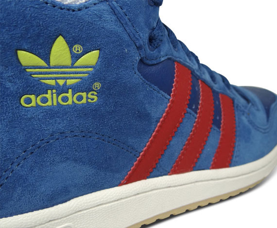 adidas Originals Decade Hi Suede - Lone Blue - Light Scarlet - Bluebird