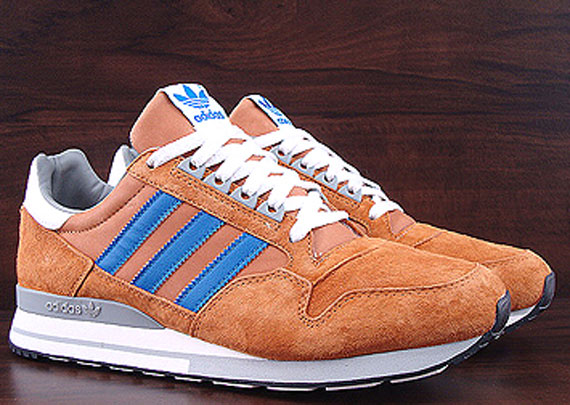 Adidas Originals Zx 500 Rust Brown Blue Grey 04