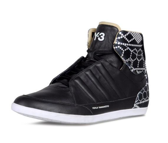 Adidas Y3 Honja High Black White Beige 01