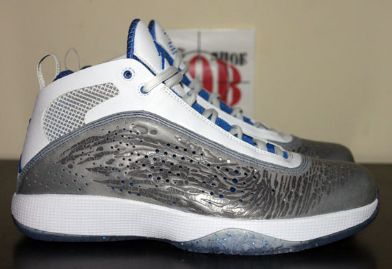 Air Jordan 2011 White Grey Blue Promo Sample 04