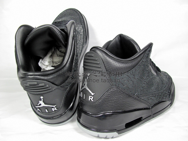 air-jordan-3-black-flip-4 Air Jordan 3 Black Flip 4