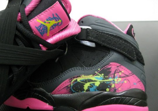 Air Jordan 8.0 GS – Black – Pink