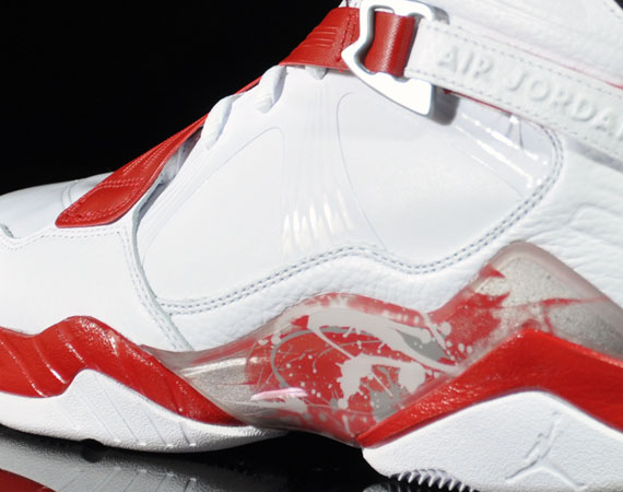 jordan 8 red white