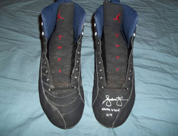 Air t-shirt jordan Xii Andruw Jones Game Worn Pe 03