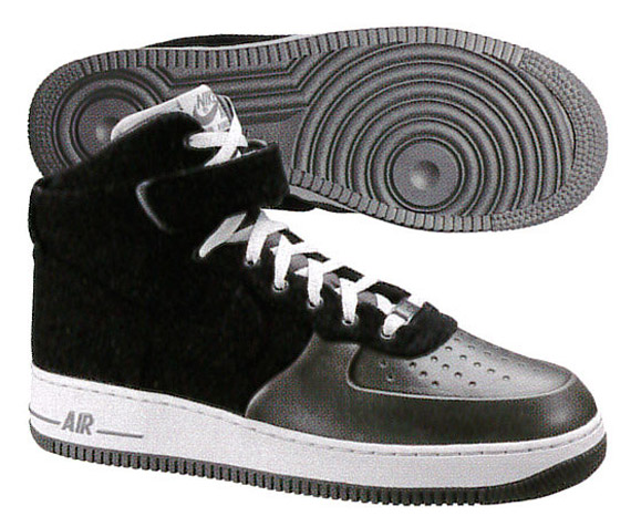 Nike Air Force 1 High Vt Premium Black Wool 2
