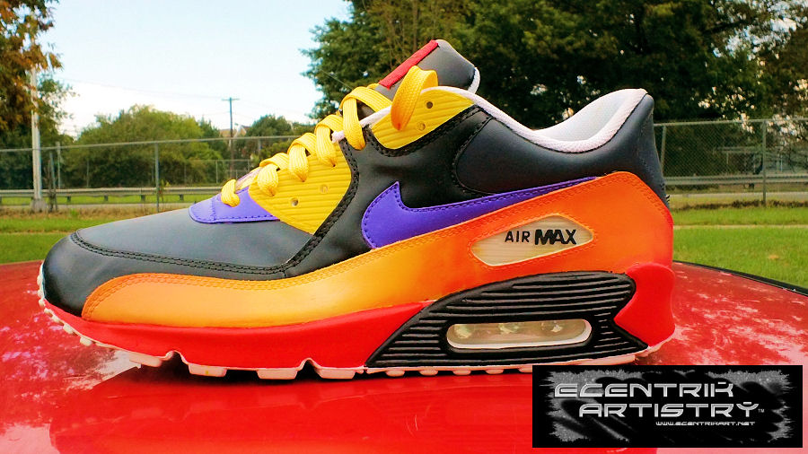 nike-air-max-90-appetite-for-destruction-custom-by-ecentrik- Nike Air Max 90 Appetite For Destruction Custom By Ecentrik