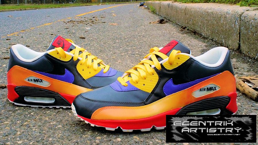 Nike Air Max 90 'Appetite for Destruction' Custom by Ecentrik ...