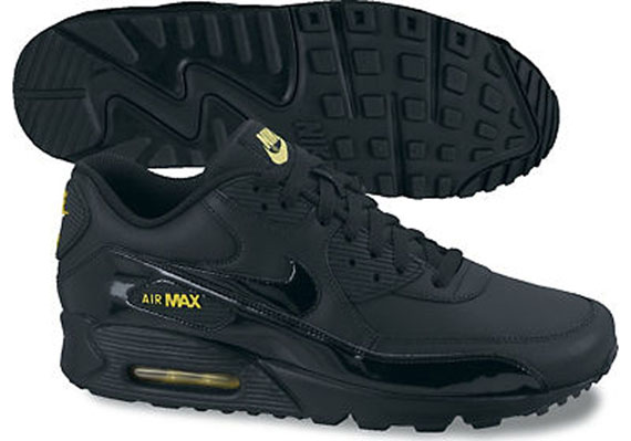 Nike Air Max 90 Black Golden Sash Black