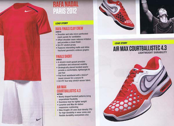Nike Air Max Courtballistec 4.3 - Rafael Nadal Paris 2012 -