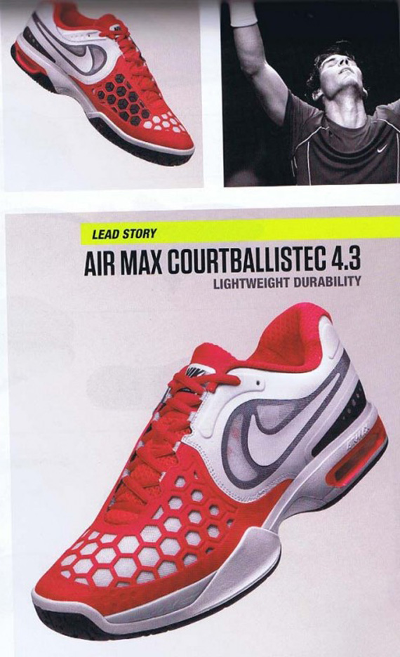 queso Todos sensor Nike Air Max Courtballistec 4.3 - Rafael Nadal Paris 2012 - SneakerNews.com