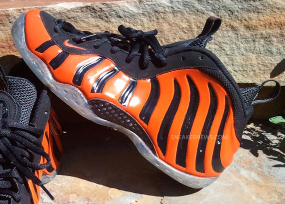 Foamposite tiger outlet stripe