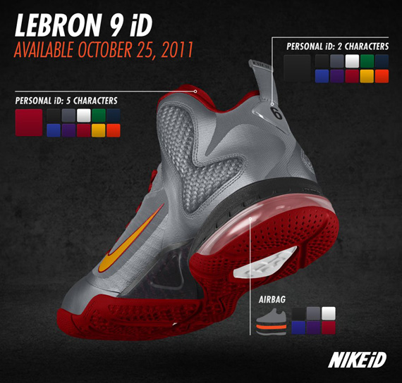 Nike Lebron 9 Id Options 01