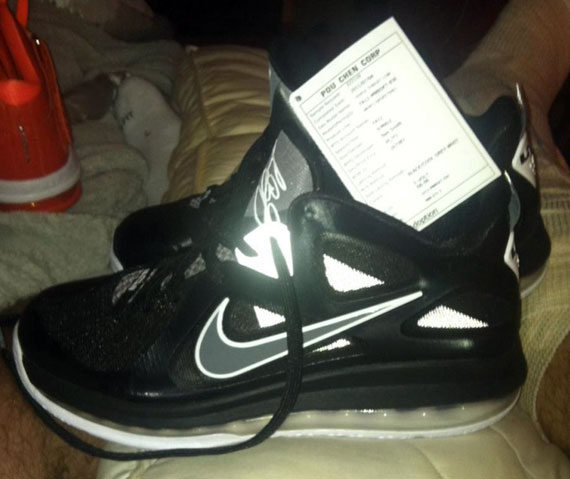 Nike LeBron 9 Low - Black - White - Grey