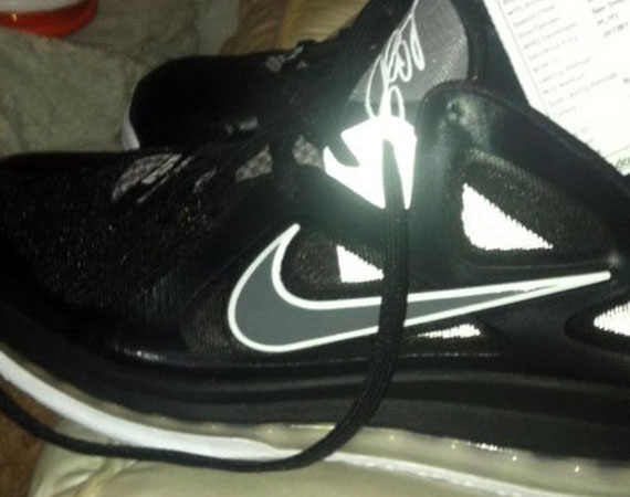 Nike Lebron 9 Low Black White 02