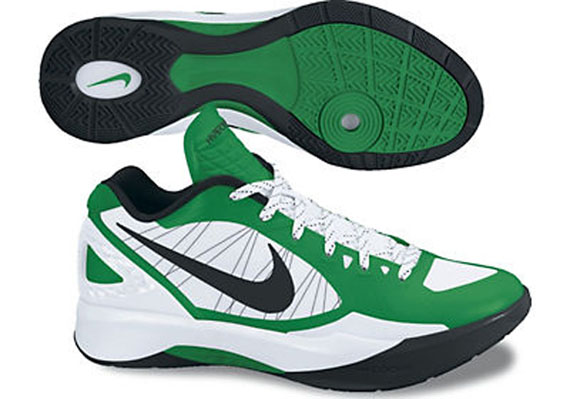 nike zoom hyperdunk 2011 lucky green white black