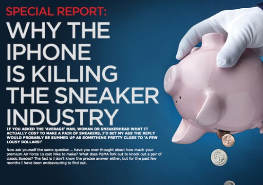 Why The iPhone is Killing the Sneaker Industry